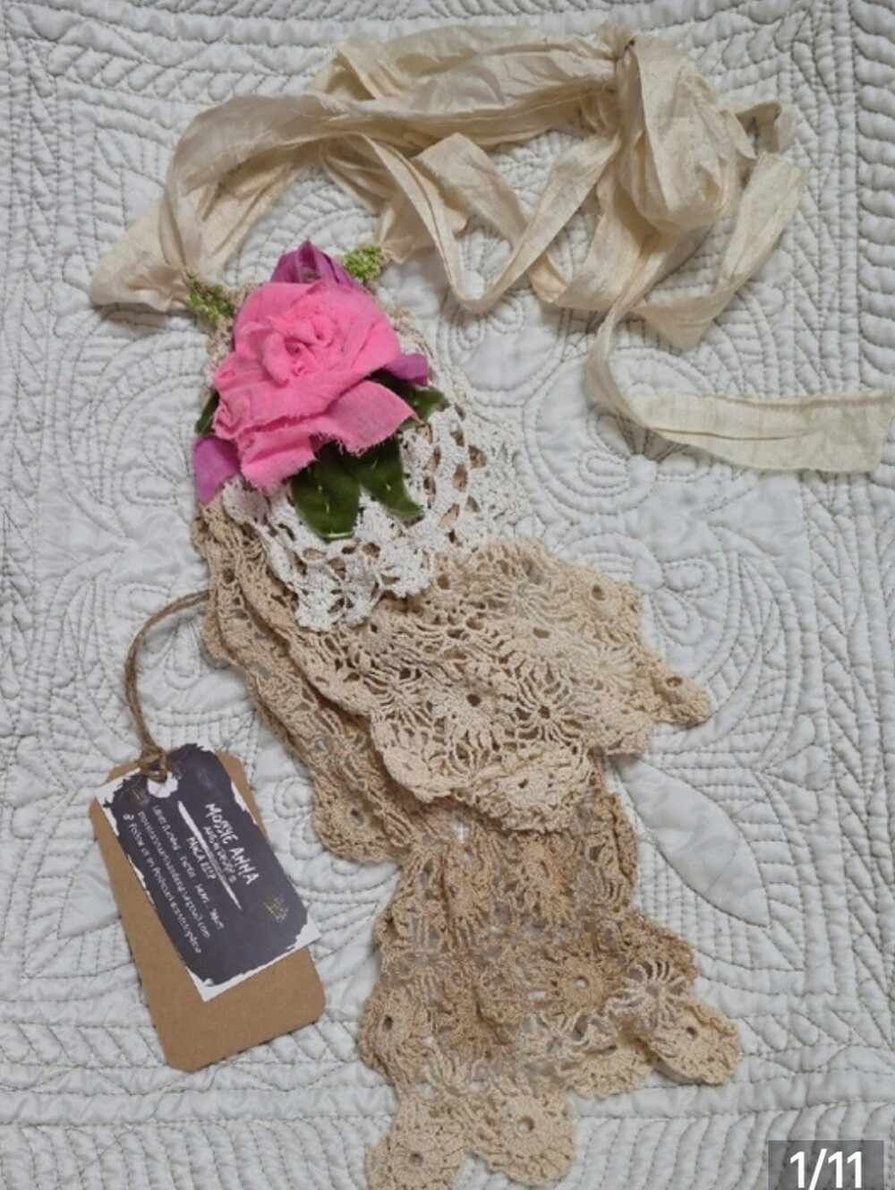JABOT💐 OVERLAY NWT OOAK - Picture 11 of 11